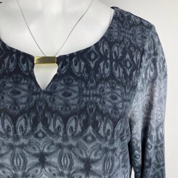 NWT Zac & Rachel Ombre Patterned Tunic Sz Large - Picture 2 of 5